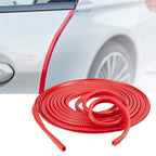 (RED TYRE Guard) Car Tyre Guard Edge Protector Universal Beading Alloy Wheel Edge Ring Rim Protectors Tyres Tire Guard Rubber Moulding Sticker Attractive Strip