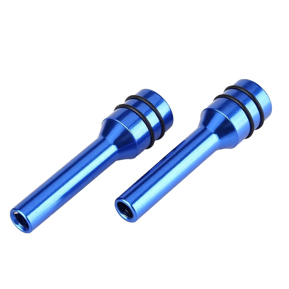 2PC BLUE Aluminum Alloy Car Door Lock Pins Car Interior Decorative Door Lock Pull Pin Auto Accessory Universal for All Cars Auto Accessories.