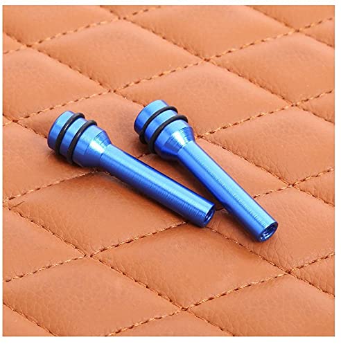 2PC BLUE Aluminum Alloy Car Door Lock Pins Car Interior Decorative Door Lock Pull Pin Auto Accessory Universal for All Cars Auto Accessories.