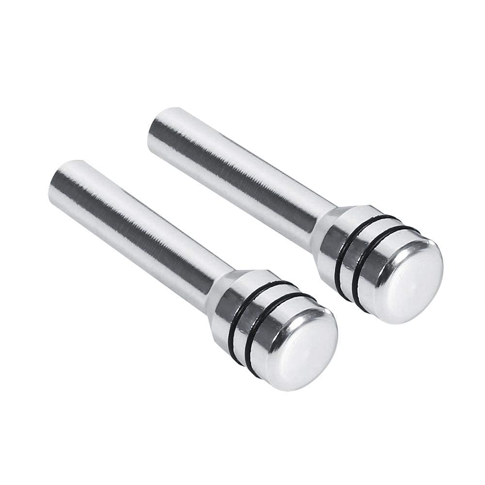 2PC SILVER Aluminum Alloy Car Door Lock Pins Car Interior Decorative Door Lock Pull Pin Auto Accessory Universal for All Cars Auto Accessories.