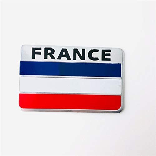 France Flag 3D Sticker (5cmx8cm) for Car Bike Laptop Emblem, France Flag Sticker Badge Universal Auto Racing Sports Logo Grand Tourer Decal Auto Accessories.