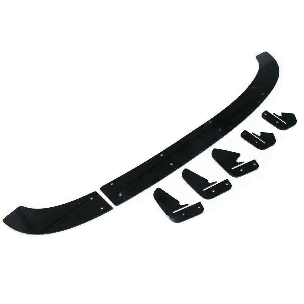 5 Fin Acrylic Material GTI Rear After Lip Diffuser Splitter Skirst Blinds Spoiler Diffuser Spoiler Compatible with Volkswagen Vw Polo Mk5 Acrylic Diffuserr for Car 1 PC