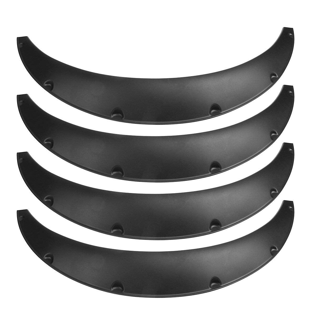 4PC Fender Flares 4PCS 3.5"/890mm Universal Car Wheel Fender Flares Flexible Wide Body Wheel Arches Universal Arch Fennder Fllare Auto Accessories