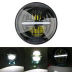 2PC SET 7INCH minus headlight car projector lamp bulb Headlamp 90W LED HEADLIGHT 12V-80V, 7INCH Headlight FOR MAHINDRA Thar 2020 Jeep MARUTI GYPSY KING-2PC