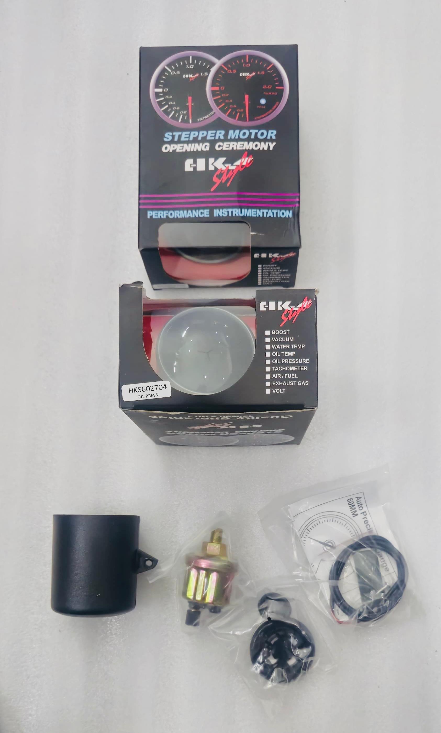 HKS Dashboard Gauges Series HKS Oil Pressure Meter Gauge