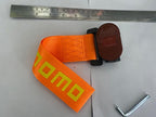 ORANGE Momo Car Tow Hook Racing Style Trailer Hook Sticker Rear Tow Strap Tow Hook Towing Belt Car Bumper for Decoration Compatible with for All Vehicle Sparco Dummy Hook.