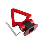 Triangle Dummy Hook Car Bumper PVC Tow Hook Universal Decorative Racing Style Trailer Hook Sticker Rear Tow Strap Tow Hook-1 Piece Attractive Hook