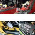 10pc/Set Golden Fender Washer Engine Dress Up Kit CNC Bumper Fender Washer Bolt for Modified Car Fender Fasteners.