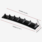 7Wing Shark Diffuser Universal Rear Bumper Lip Diffuser Car Rear Bumper Spoiler Shark Fin 7-Wing