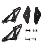 CAR GT Metal Spoiler Black Aluminium Car Rear Trunk Sporty Look GT Racing Type Rear Wing Spoiler Compatible with All Cars