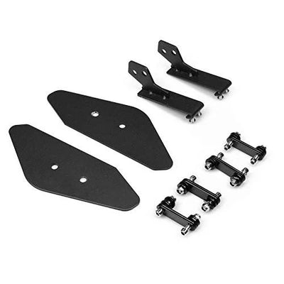 CAR GT Metal Spoiler Black Aluminium Car Rear Trunk Sporty Look GT Racing Type Rear Wing Spoiler Compatible with All Cars