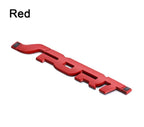 RED Sport Sign Logo 1PC (13.7 x 2Cm) Sports Car Bike Metal Sport Logo Car Emblem Premium 3D Badge Auto Racing Sport Sticker Grand Tourer Decal