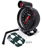 Tiger RPM Meter, Speedometer Tacho Gauge (Black)